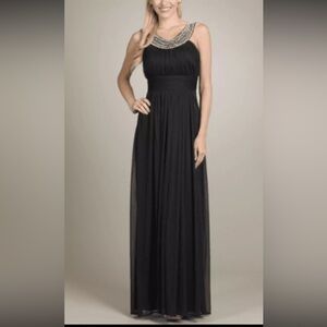 Fiesta Fashions Black Size Small Elegant Dress.